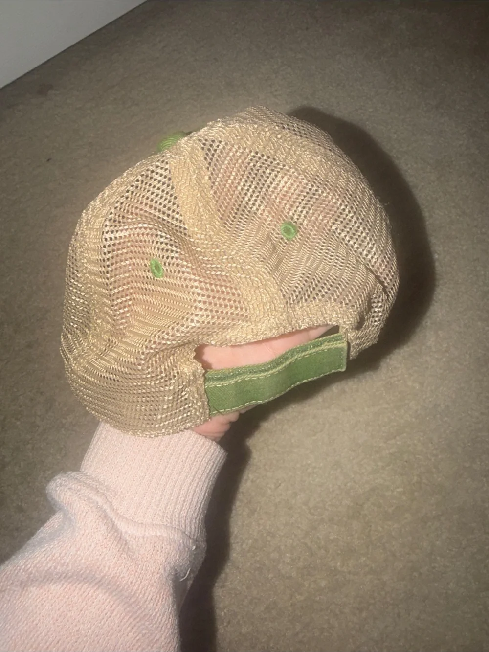 John Deere Green and Tan Logo Cap